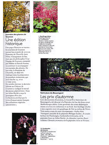 L'Art des Jardins - hiver 2014-2015